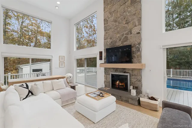 a kitchen with stainless steel appliances granite countertop a stove and a refrigerator
