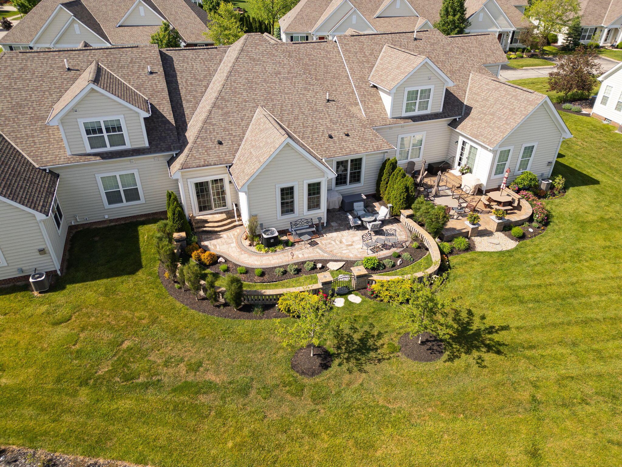 6183 Ray's Way, Unit 25 Hilliard, OH 43026 - Photo 76 of 88 Aerial View - Backyard