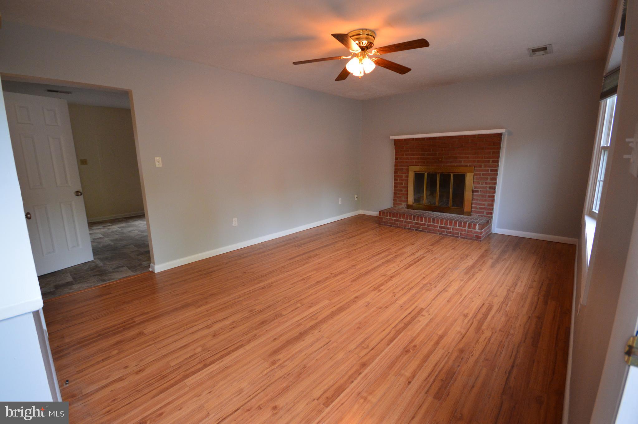 beautiful hardwood floors large living space