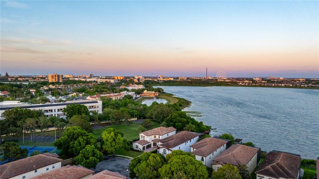 8119 Vía Rosa Orlando, FL 32836 - Photo 53 of 62 an aerial view of a city and lake view