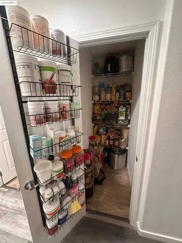 a view of storage and utility room