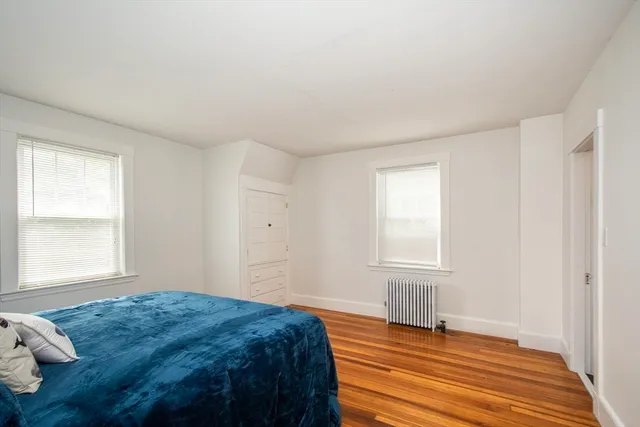 a view of empty room with windows