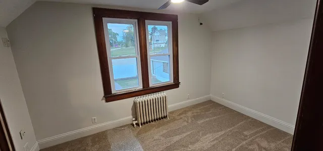 a view of an front door