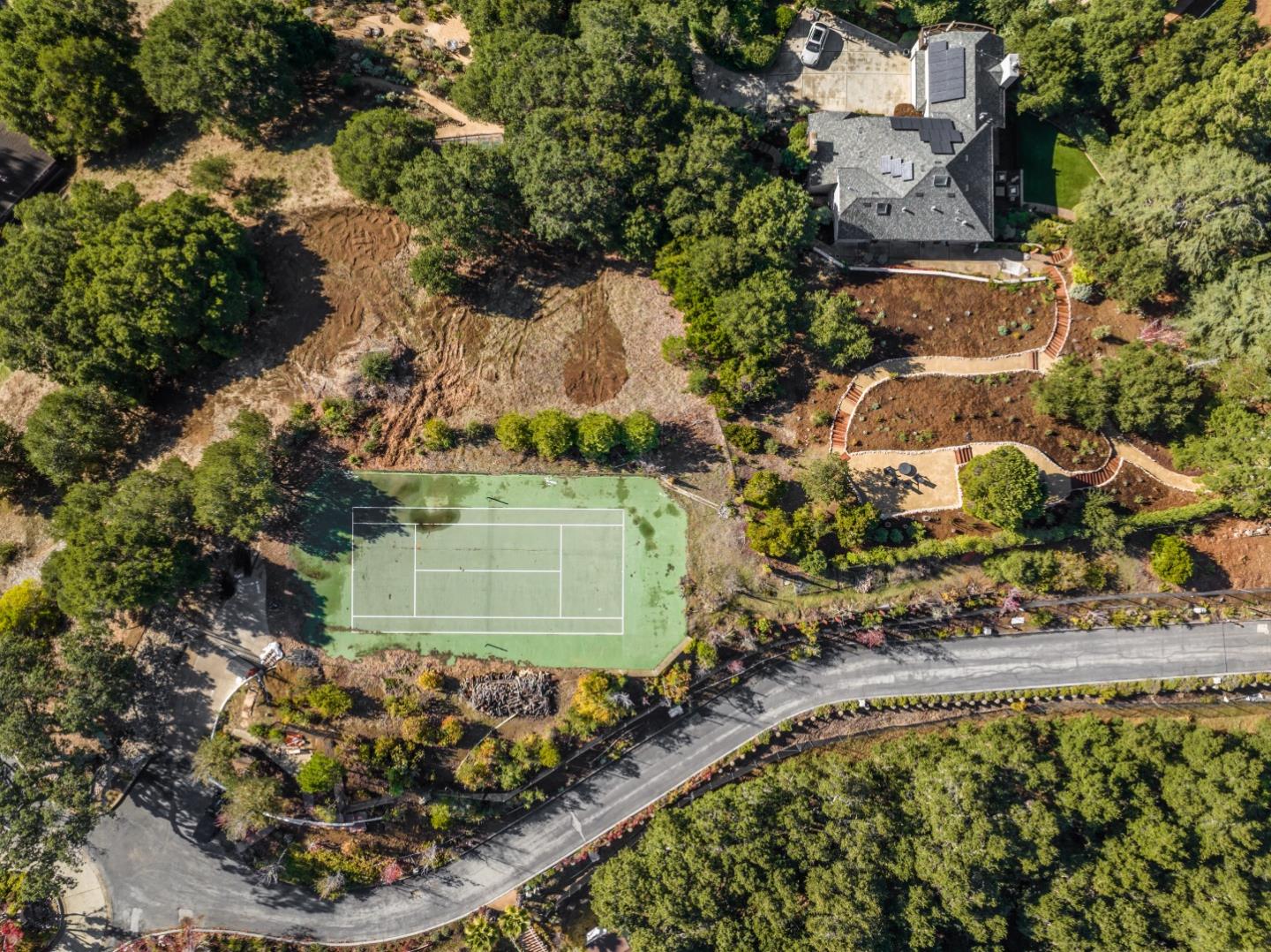 2 Summit Way Woodside, CA 94062 - Photo 6 of 16 a view of a backyard of the house