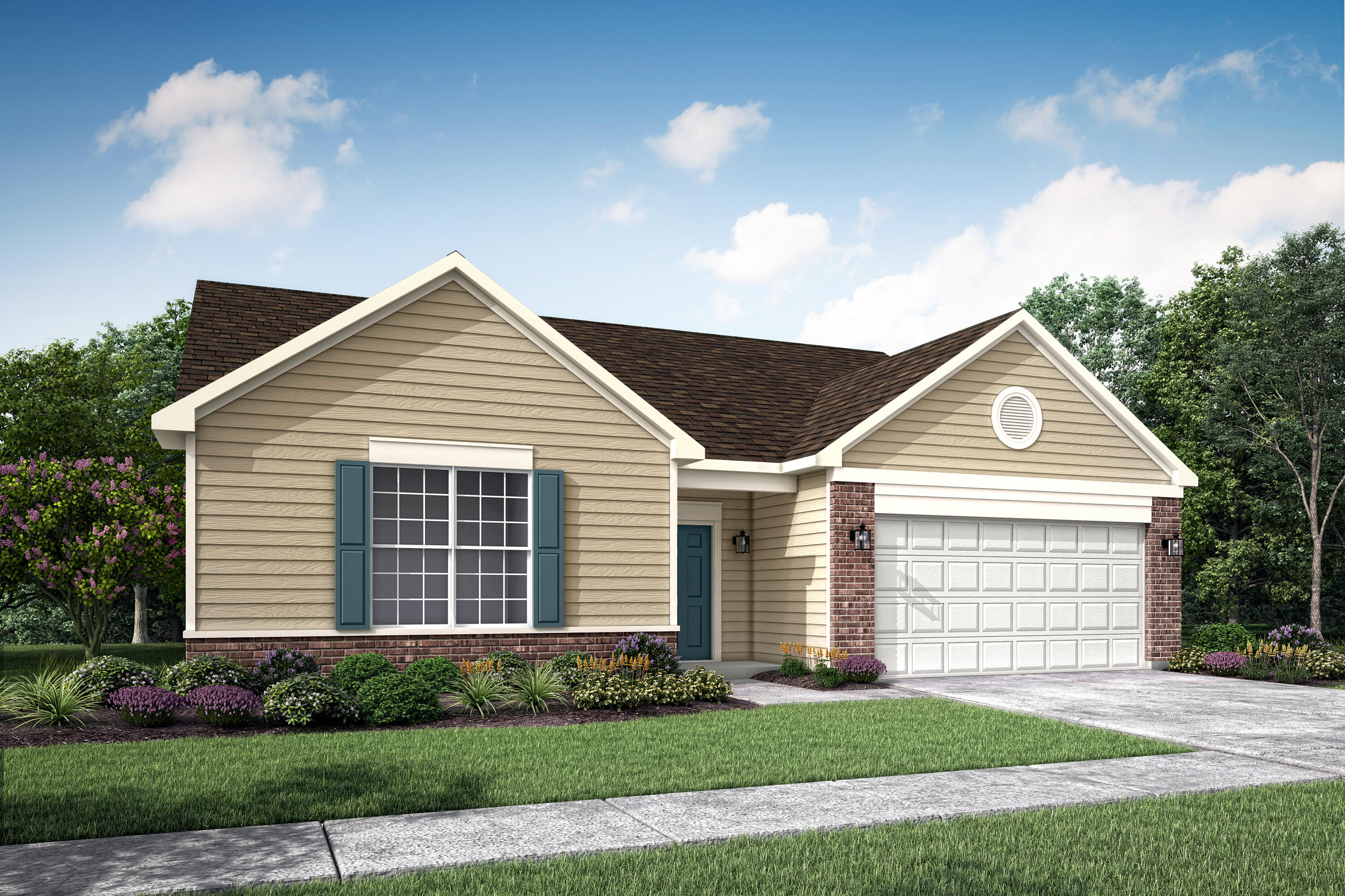 5936 East 109th Place Winfield, IN 46307 - Photo 1 of 18 a front view of a house with a yard