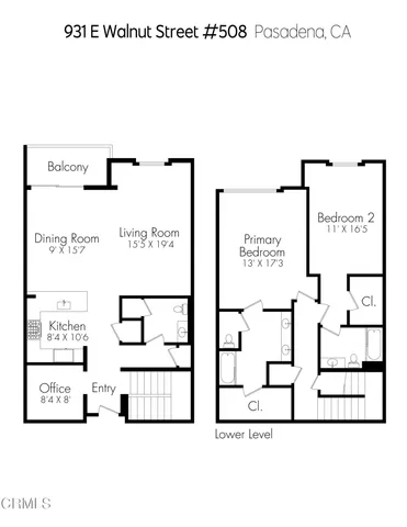 $899,000 | 931 East Walnut Street, Unit 508, Pasadena, CA 91106