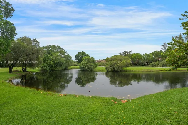 a view of an outdoor space and a yard