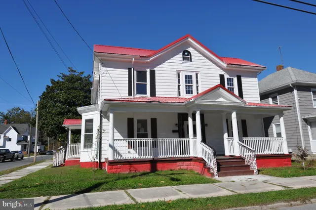 a front view of school