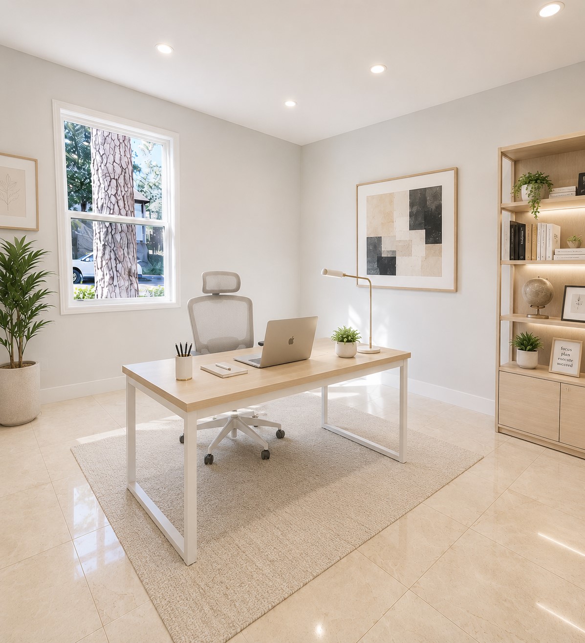 173 Sage Road Houston, TX 77056 - Photo 15 of 17 1st floor Flex bedroom/office Virtually staged