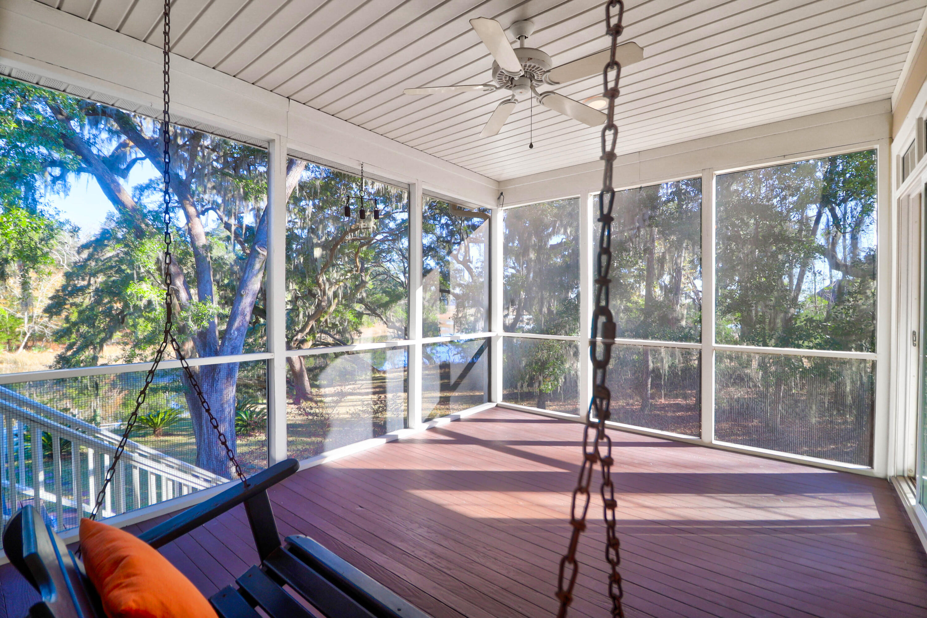 4154 Jean Laffite Road Hollywood, SC 29449 - Photo 19 of 60 Huge Screened Porch