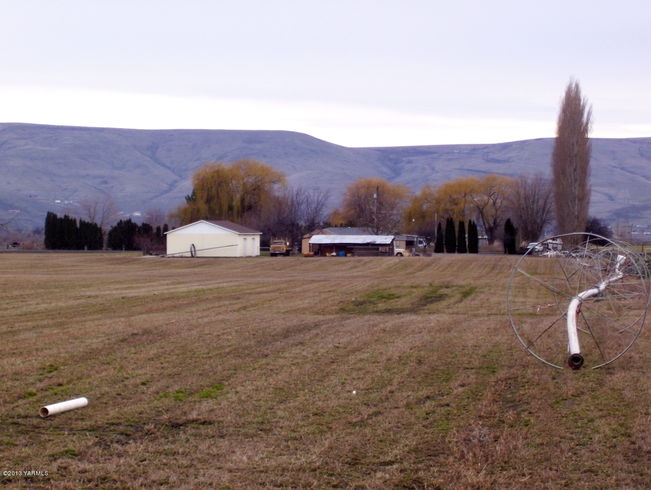 166902 West Johnson Road Prosser, WA 99350 - Photo 24 of 29 a view of a dry yard with mountain
