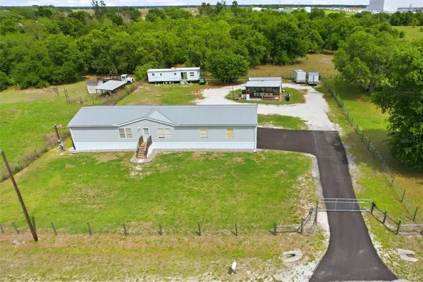 a swimming pool with a yard