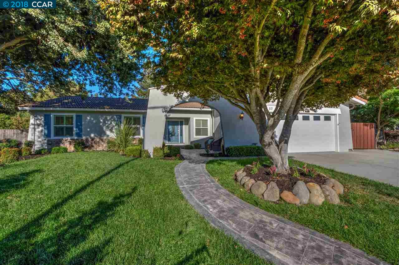57 Dos Rios Court San Ramon, CA 94583 - Photo 1 of 1 a front view of a house with garden