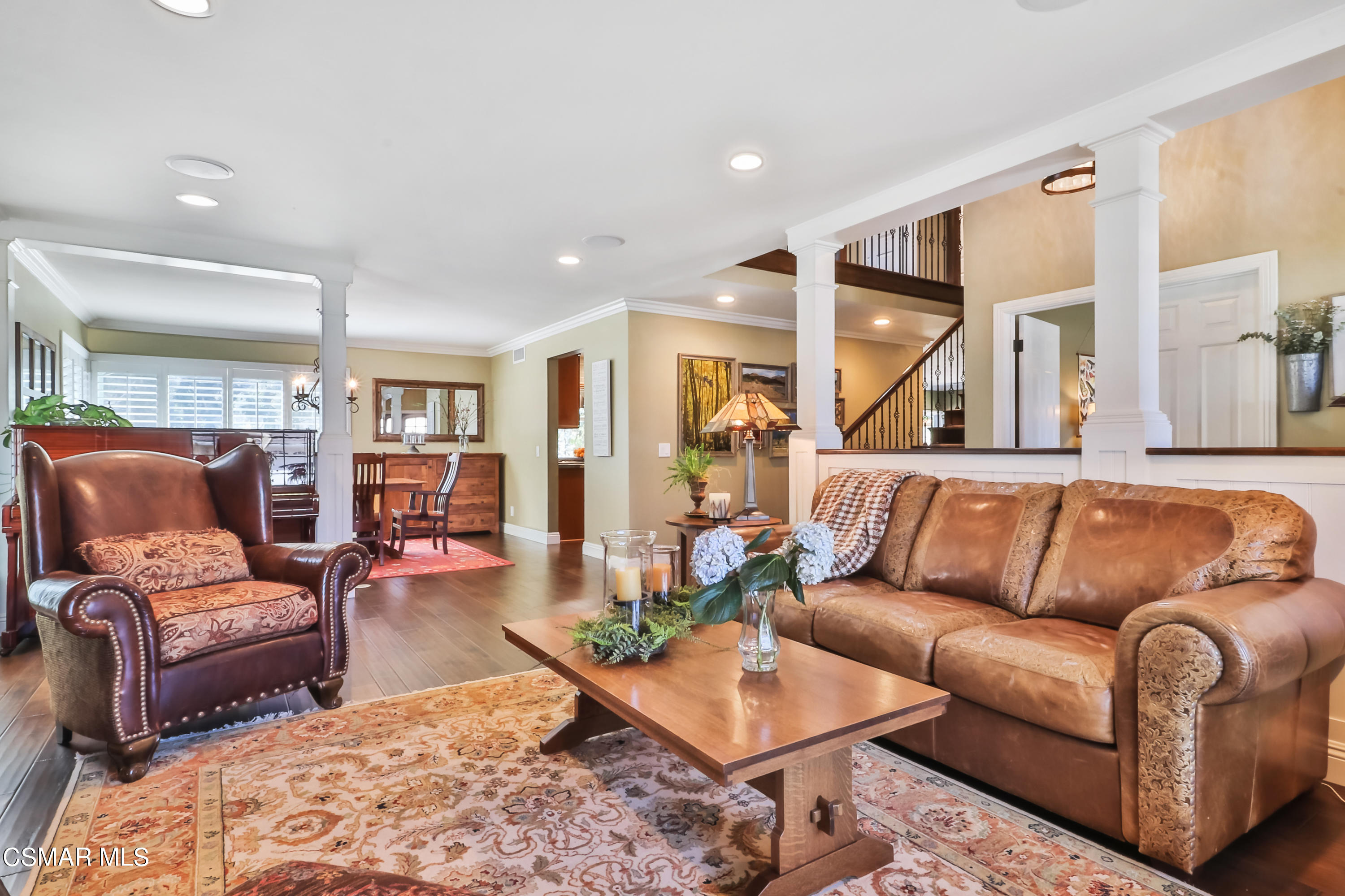 243 Longbranch Road Simi Valley, CA 93065 - Photo 16 of 77 a living room with furniture wooden floor and a large window