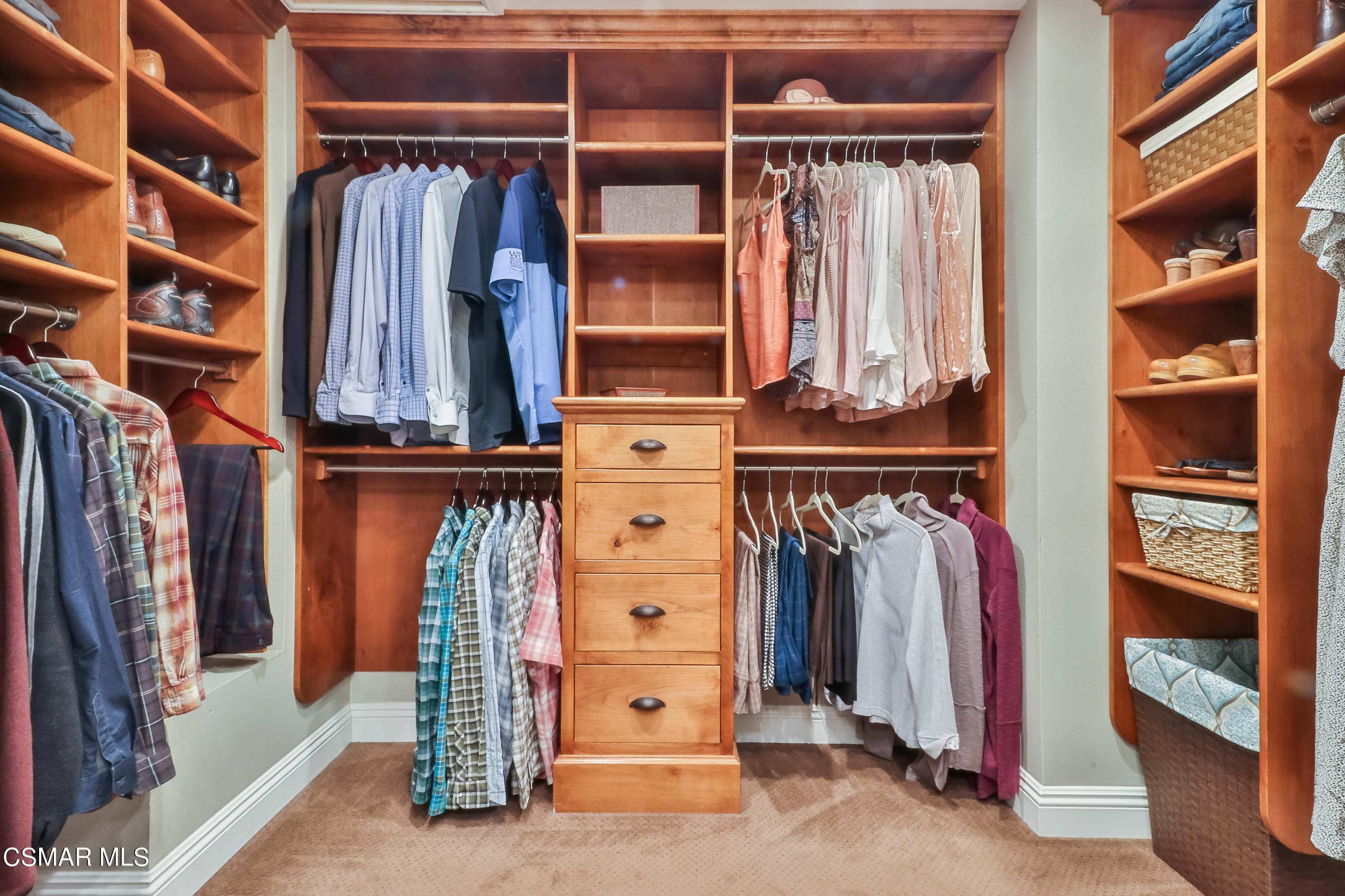 243 Longbranch Road Simi Valley, CA 93065 - Photo 40 of 77 a view of walk in closet with clothes and shoes