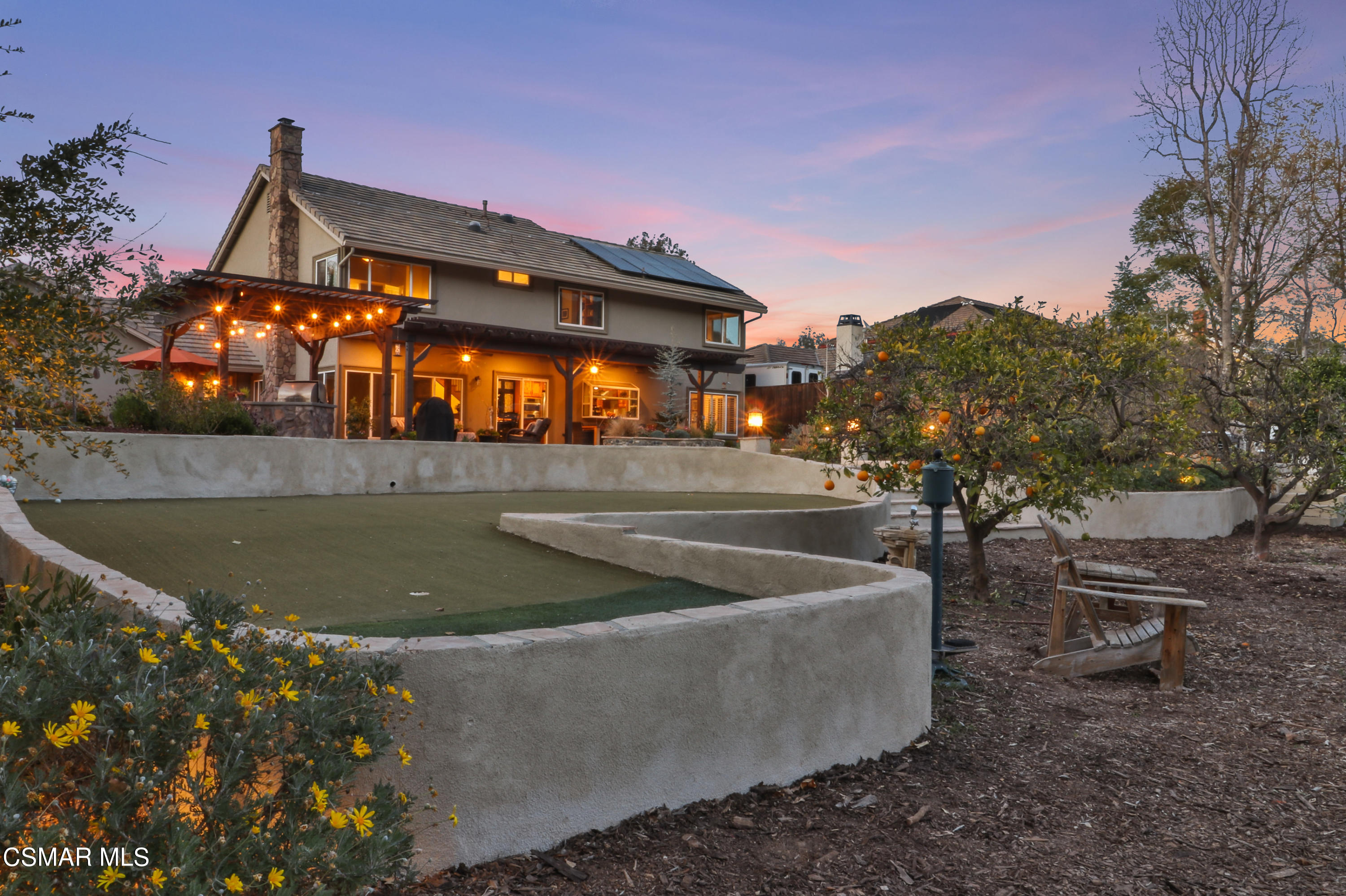 243 Longbranch Road Simi Valley, CA 93065 - Photo 60 of 77 a view of a fountain with a big yard