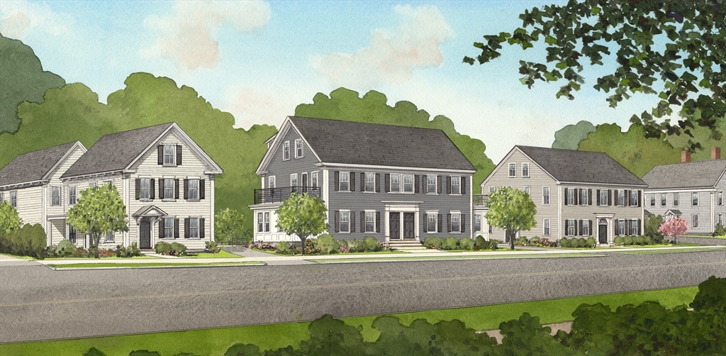 105 Market Street, Unit B Amesbury, MA 01913 - Photo 2 of 3 a front view of a house with a garden