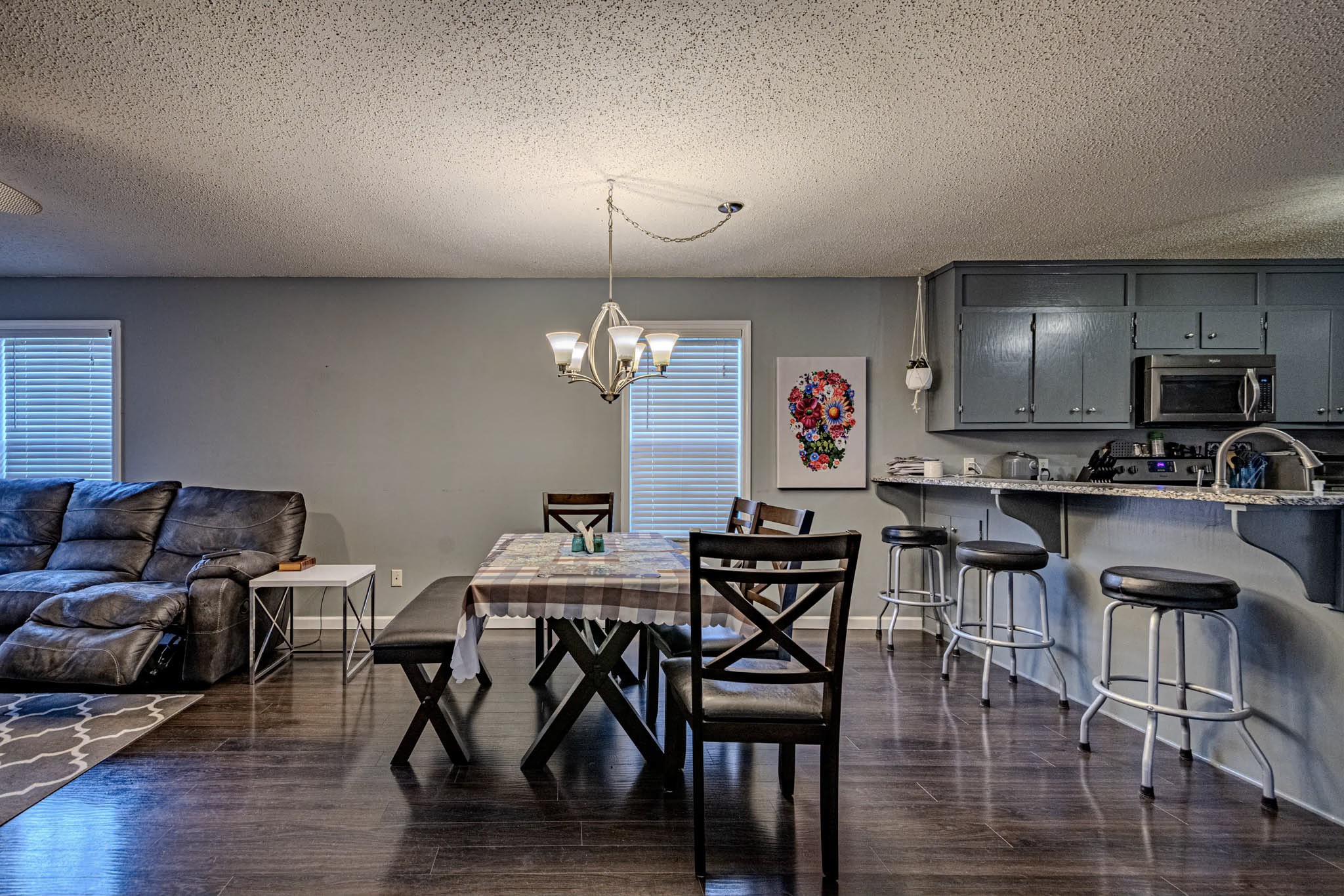 25230 Union Hill Road Ardmore, TN 38449 - Photo 20 of 55 a view of a dining room with furniture and wooden floor