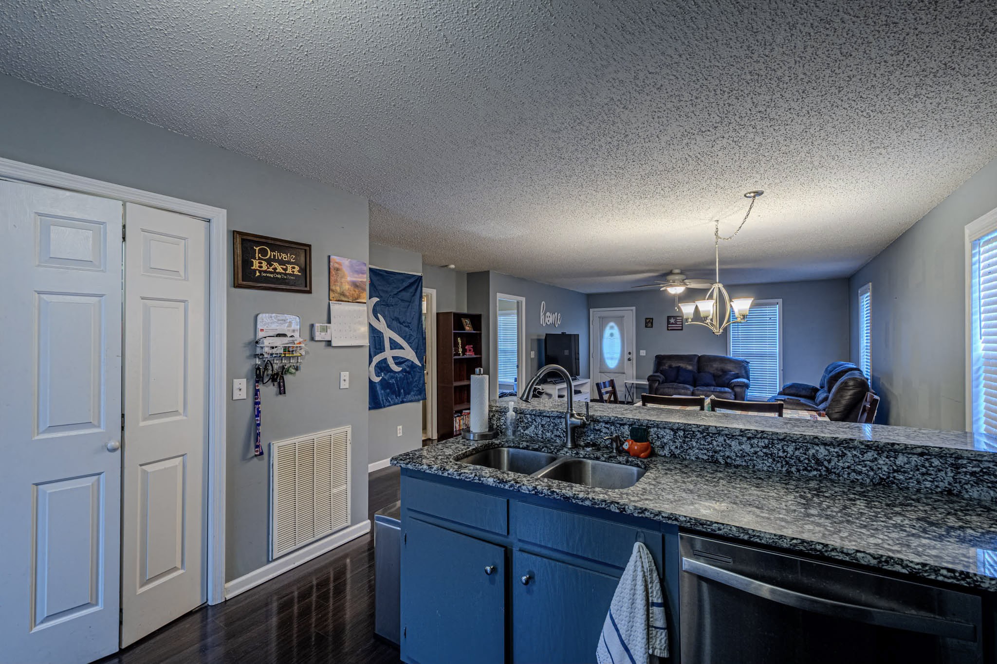 25230 Union Hill Road Ardmore, TN 38449 - Photo 29 of 55 a kitchen with granite countertop a sink cabinets and stainless steel appliances