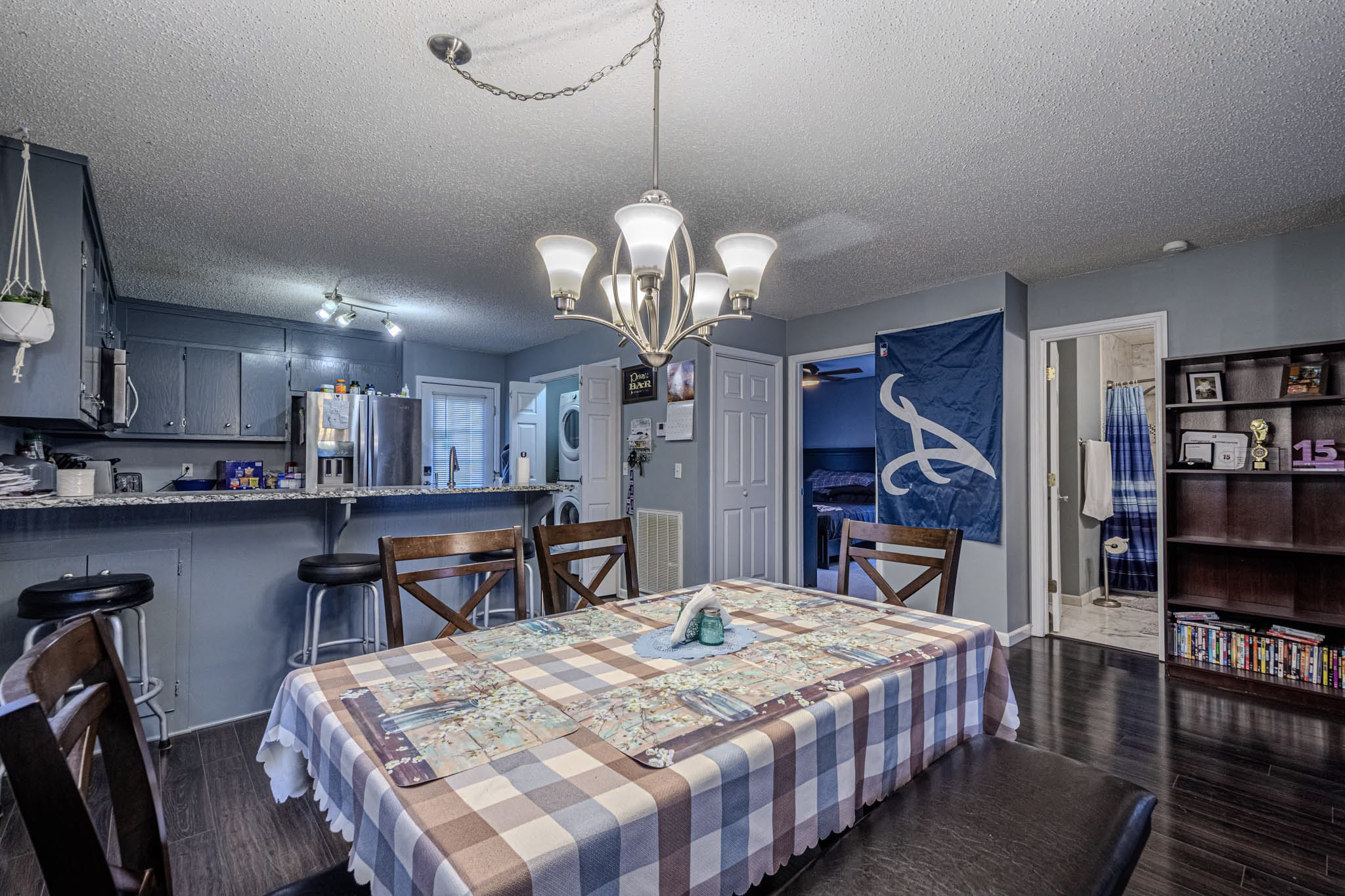 25230 Union Hill Road Ardmore, TN 38449 - Photo 47 of 55 a very nice looking dining room with kitchen island a table and chairs
