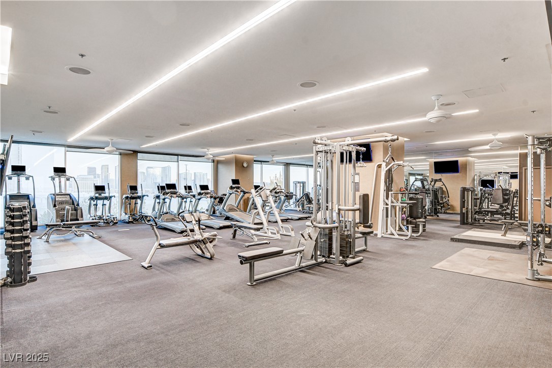 4381 West Flamingo Road, Unit 53307 Las Vegas, NV 89103 - Photo 32 of 45 View of exercise room