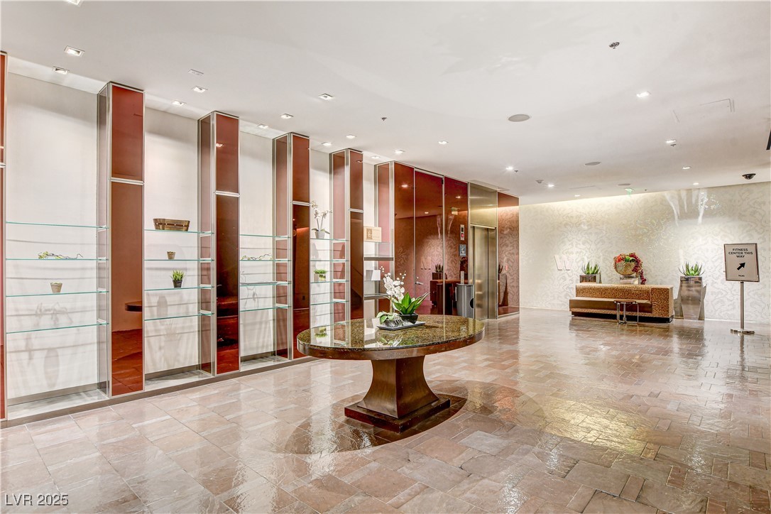 4381 West Flamingo Road, Unit 53307 Las Vegas, NV 89103 - Photo 40 of 45 Common area featuring recessed lighting