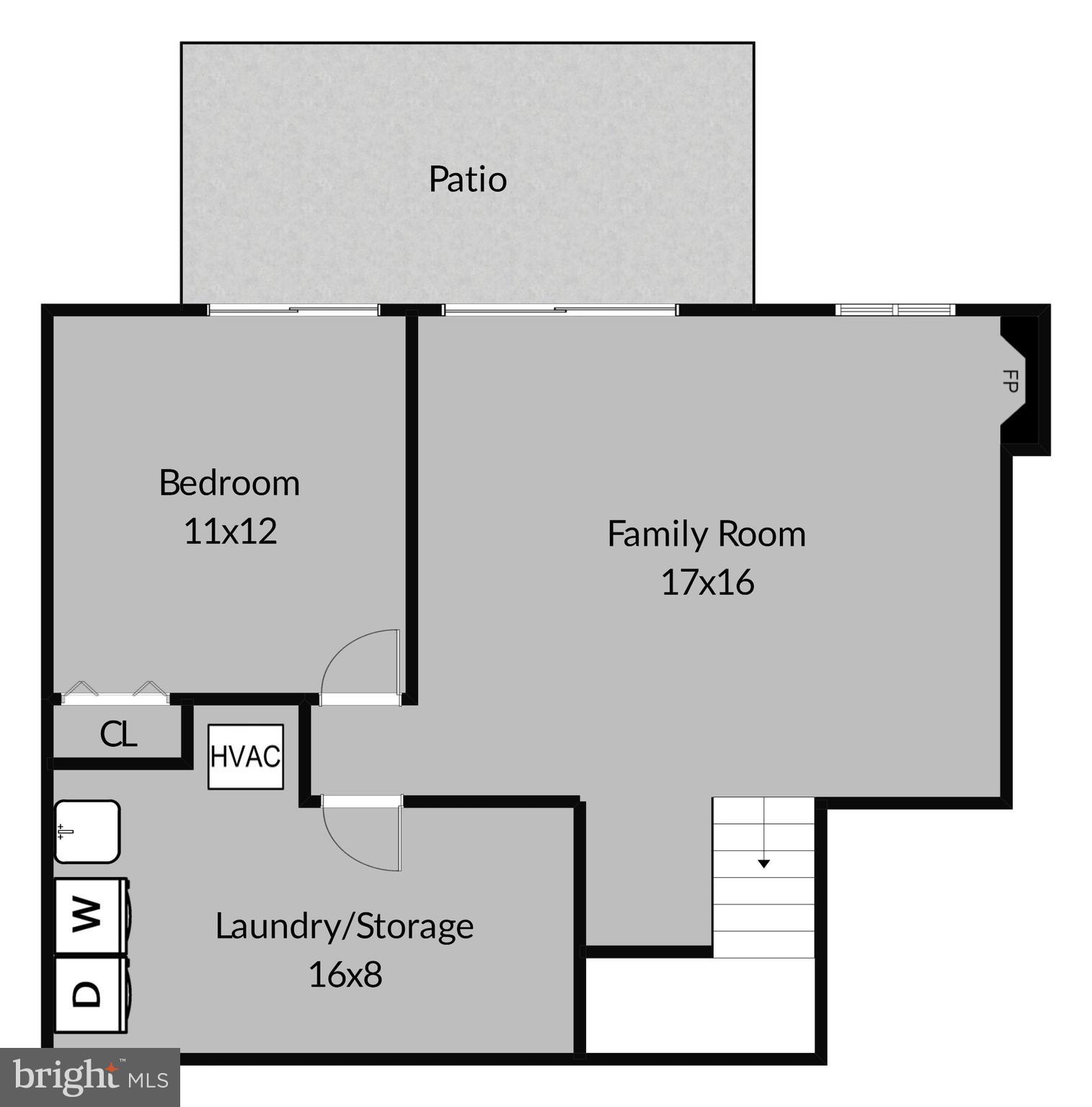 2113 Cabots Point Lane Reston, VA 20191 - Photo 56 of 56 Lower Level Floor Plan