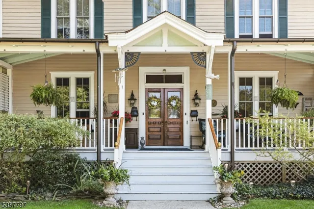a outdoor living space with furniture