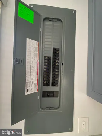 a view of a door of a house with a window