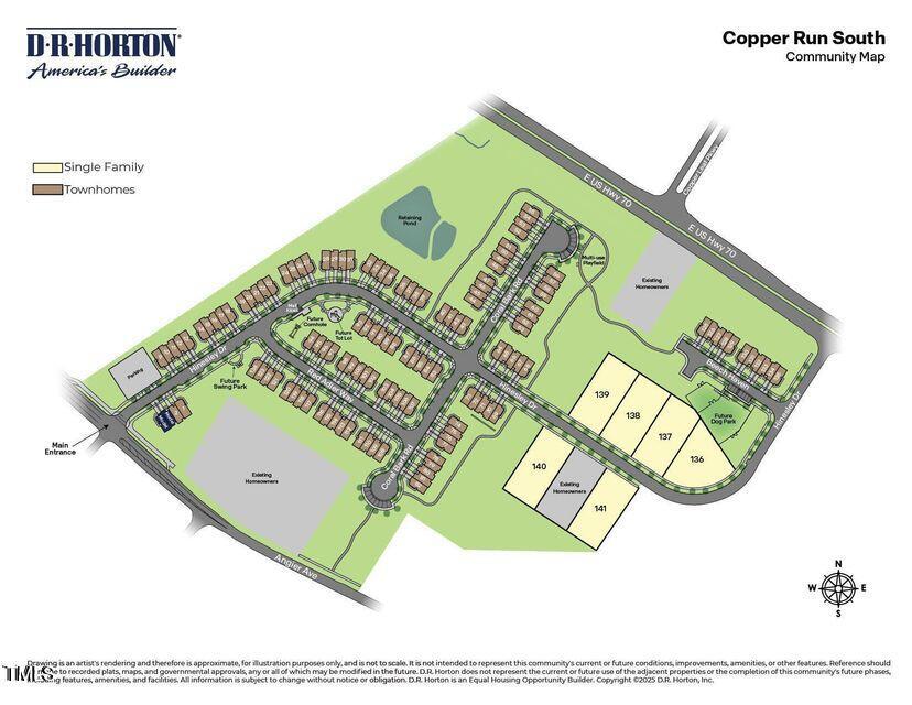 1814 Hinesley Road Durham, NC 27703 - Photo 28 of 28 Copper Run South Site Map