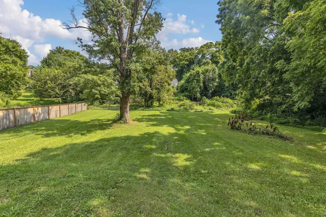 a view of house with a big yard