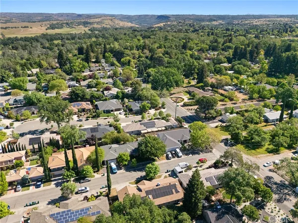 an aerial view of a city with lots of residential buildings
