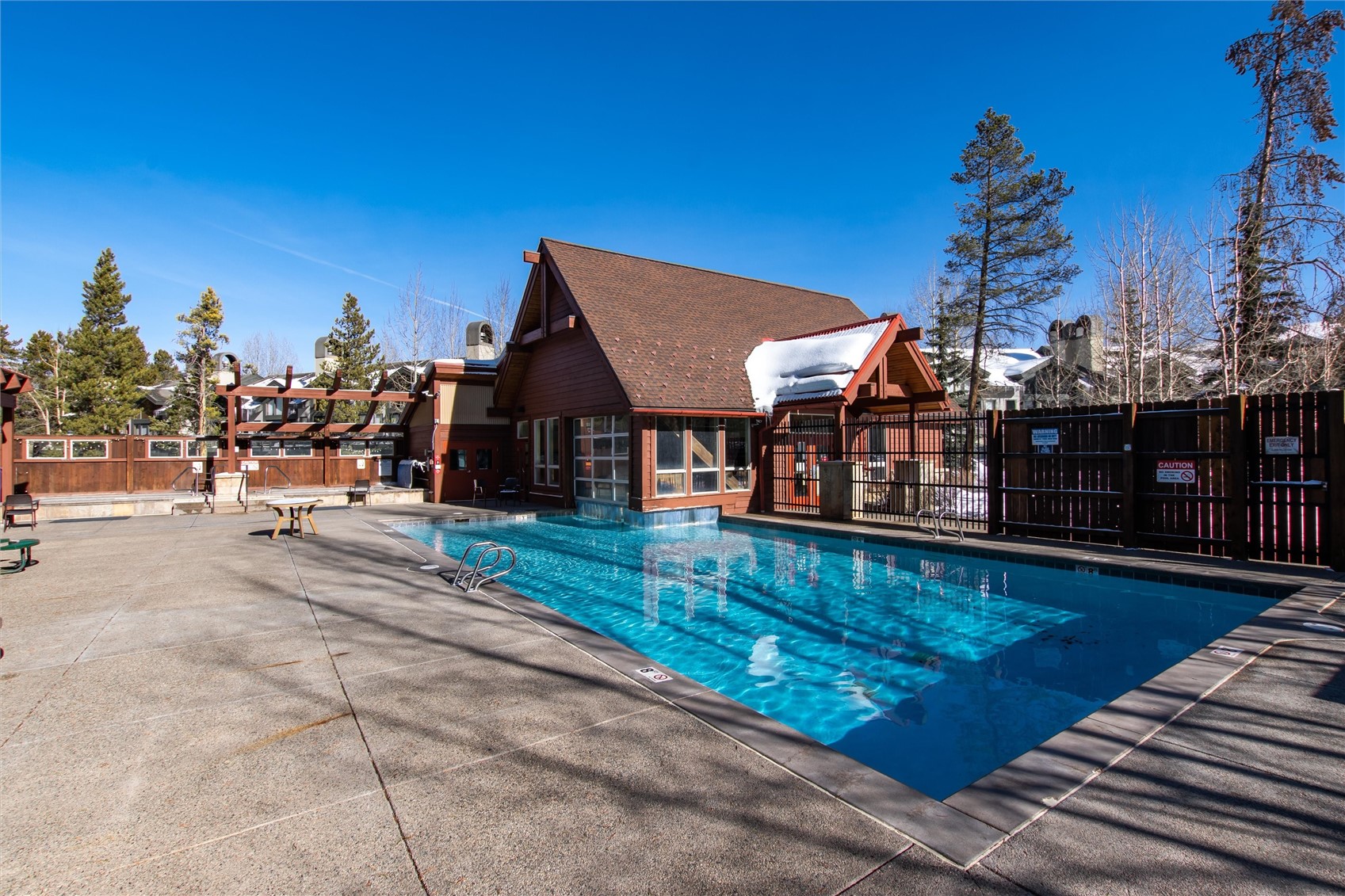 465 4 O Clock Road, Unit W1 Breckenridge, CO 80424 - Photo 30 of 34 Enjoy the endless Colorado sunshine come summer at the Upper Village Pool complex. Pool membership is included in your Sundowner HOA.