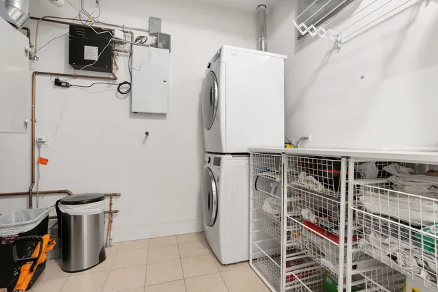 a view of balcony with furniture