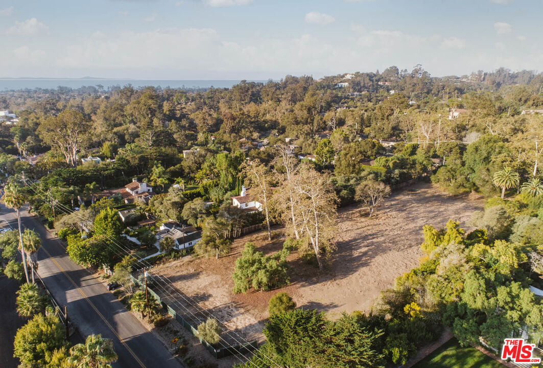 525 Hot Springs Road Montecito, CA 93108 - Photo 2 of 5 an aerial view of residential house and car parked