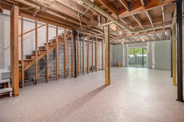 a view of a house with a balcony