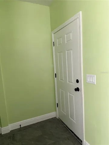 a view of front door