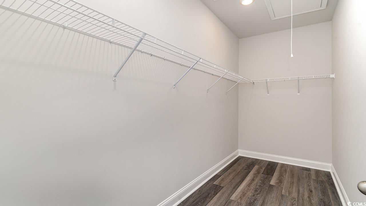 108 Fair Meadow Loris, SC 29569 - Photo 22 of 24 Walk in closet with dark hardwood / wood-style flooring