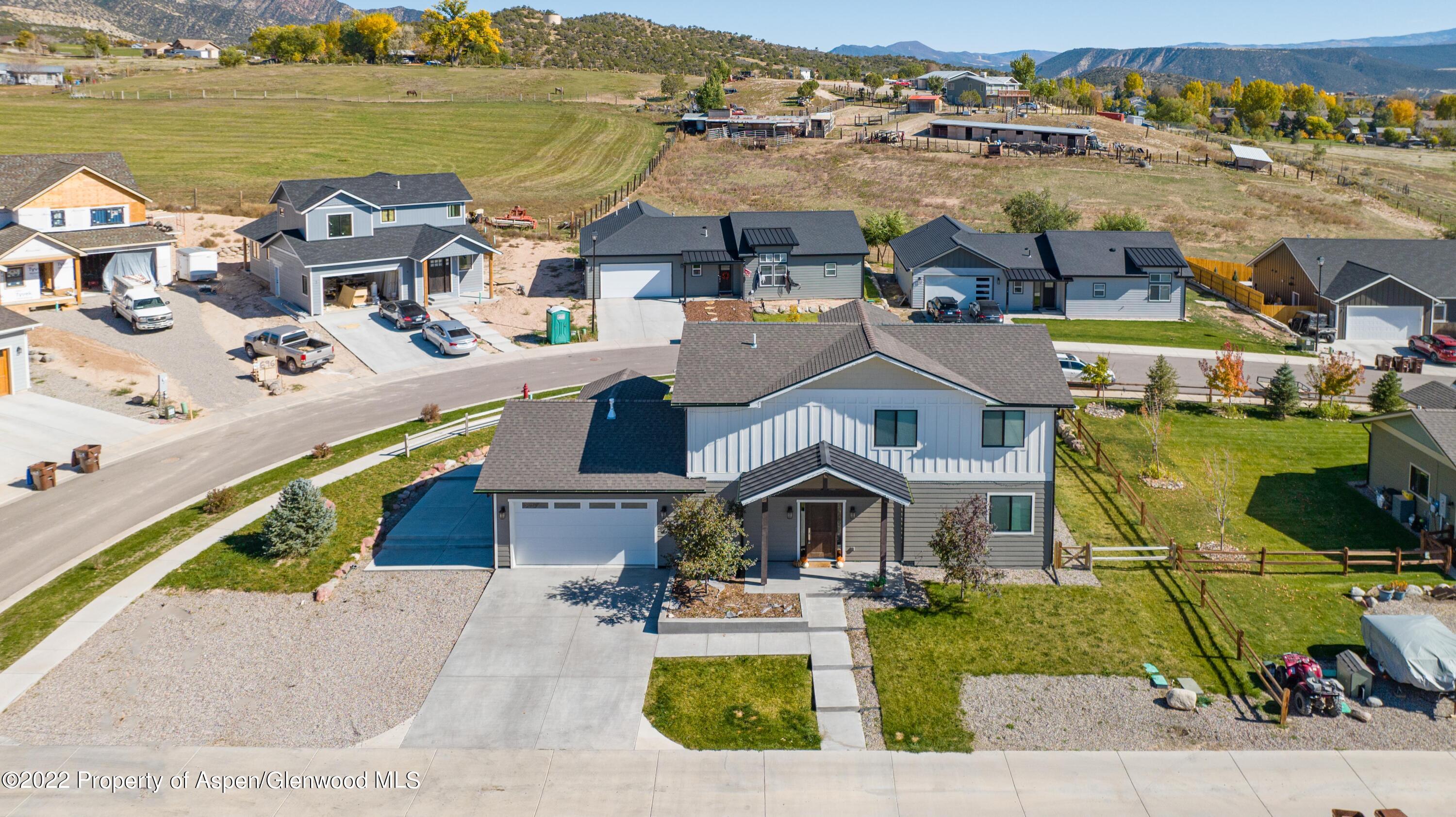 715 Eagles Nest Drive Silt, CO 81652 - Photo 16 of 19 an aerial view of residential houses with outdoor space