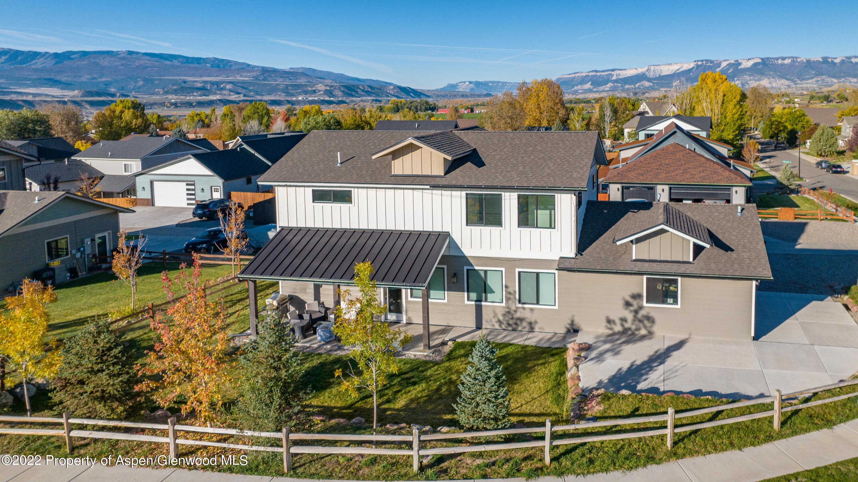 715 Eagles Nest Drive Silt, CO 81652 - Photo 17 of 19 an aerial view of a house with swimming pool