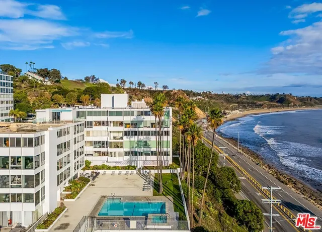 a view of a city with tall buildings