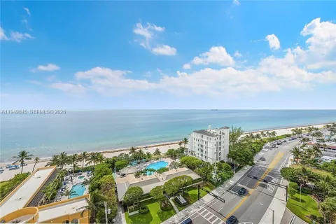 a view of an ocean from a balcony