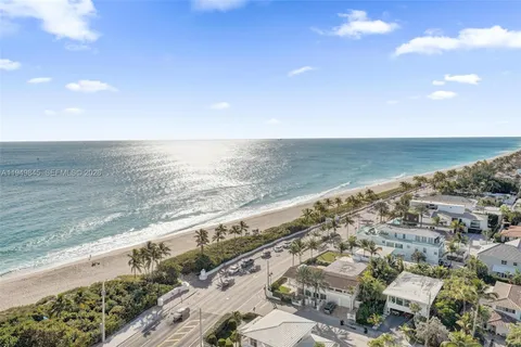 a view of an ocean beach