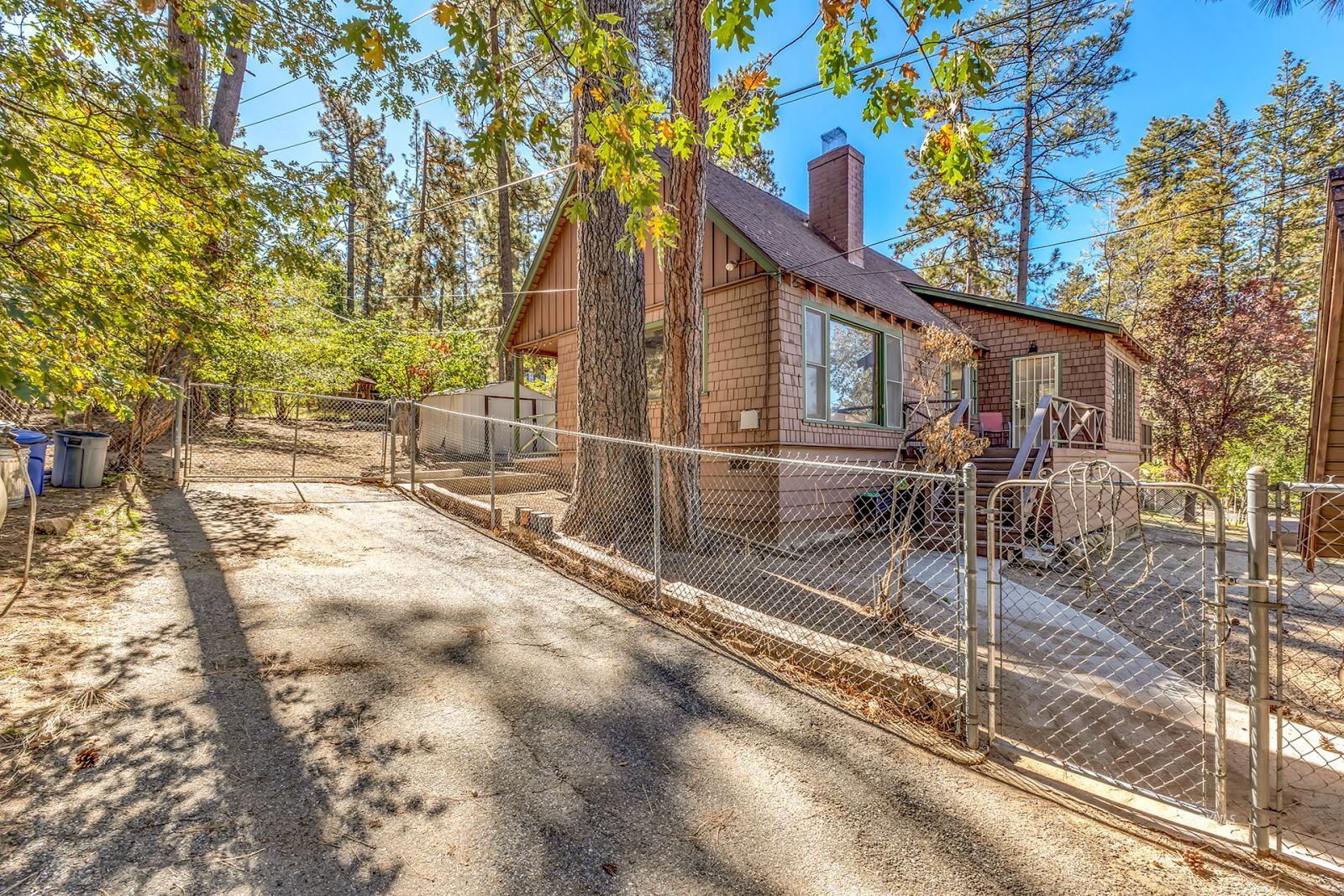 53575 Tollgate Road Idyllwild, CA 92549 - Photo 13 of 71 a view of a house with backyard and sitting area