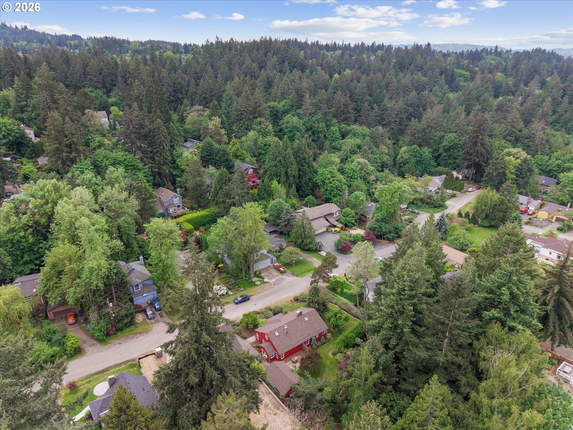 4307 Southwest Marigold Street Portland, OR 97219 - Photo 42 of 43 Drone View/UAV