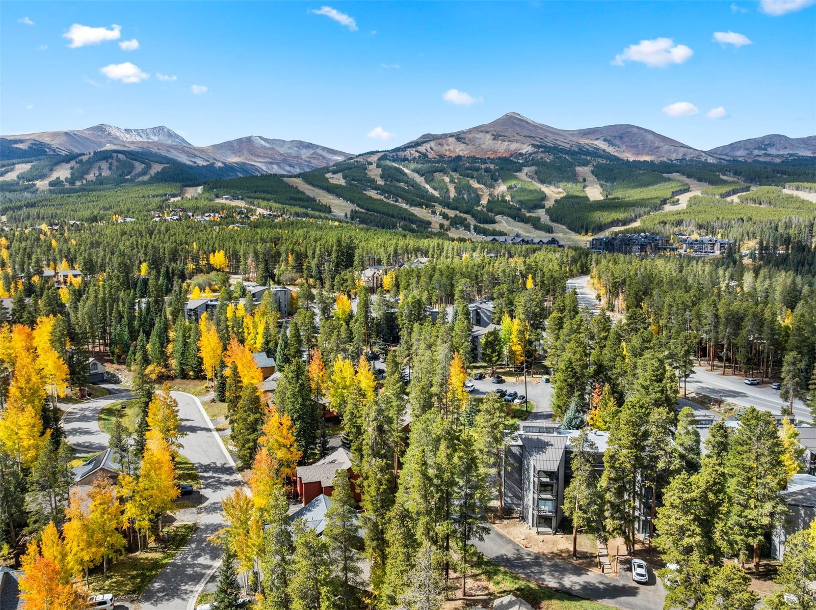 1127 Ski Hill Road, Unit 94 Breckenridge, CO 80424 - Photo 26 of 36 a view of a city with a mountain