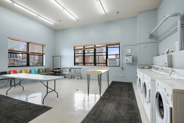 a room with furniture and window