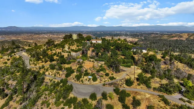 a view of city and mountain