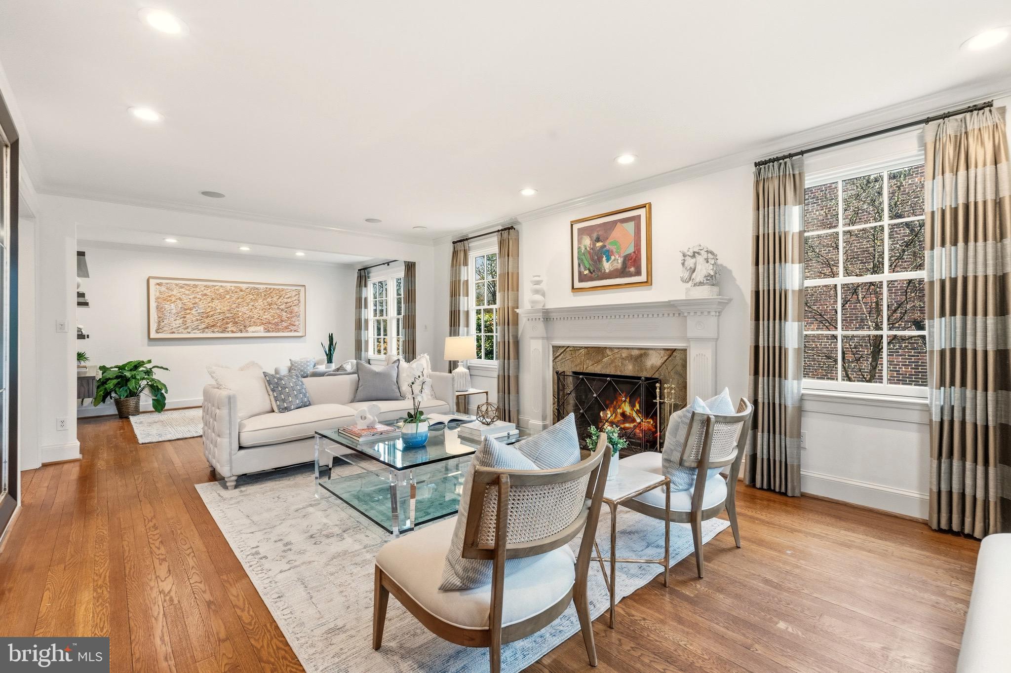 4956 Quebec Street Northwest Washington, DC 20016 - Photo 3 of 34 Formal Living Room