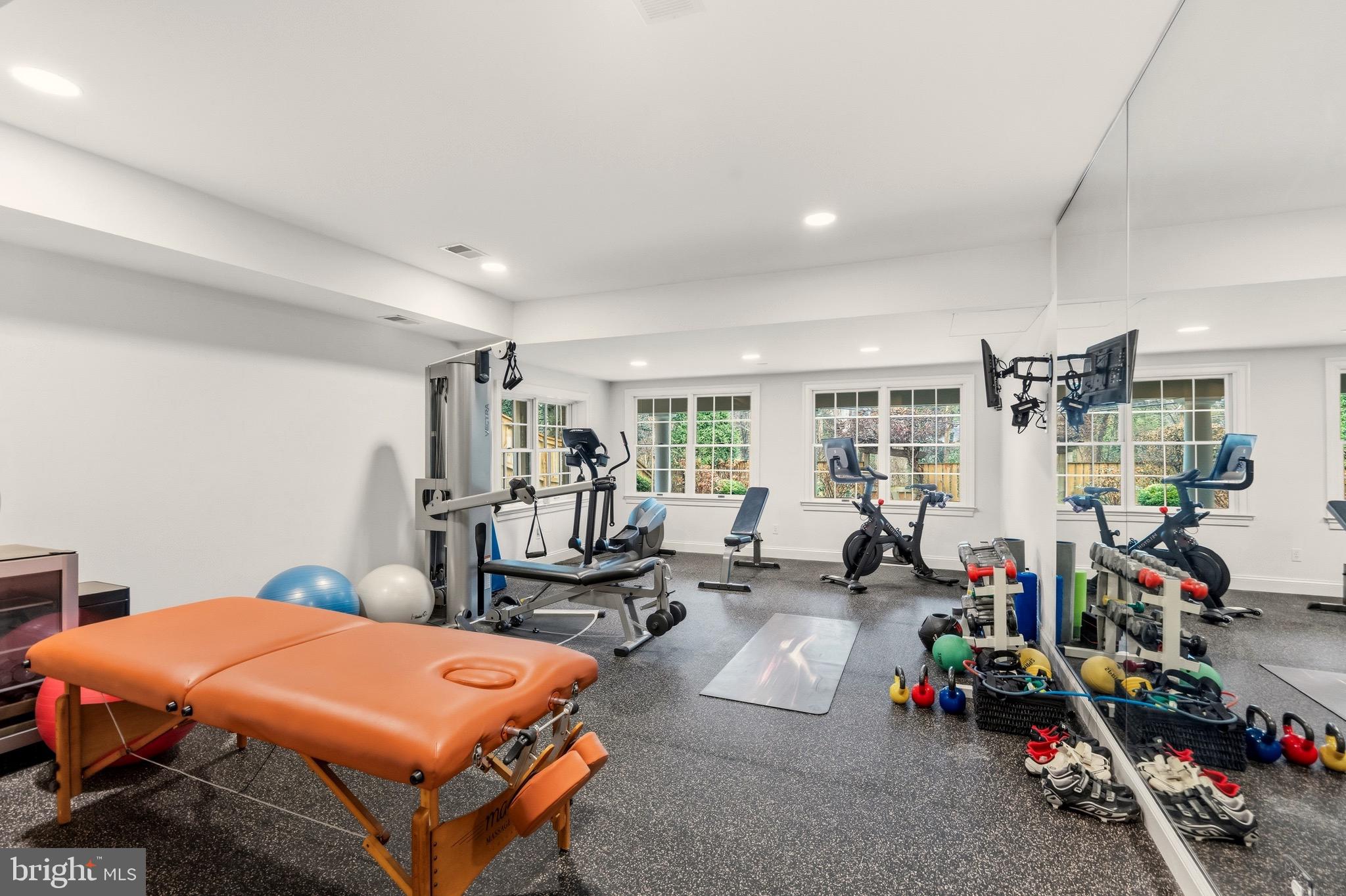 4956 Quebec Street Northwest Washington, DC 20016 - Photo 31 of 34 Expansive Home Gym